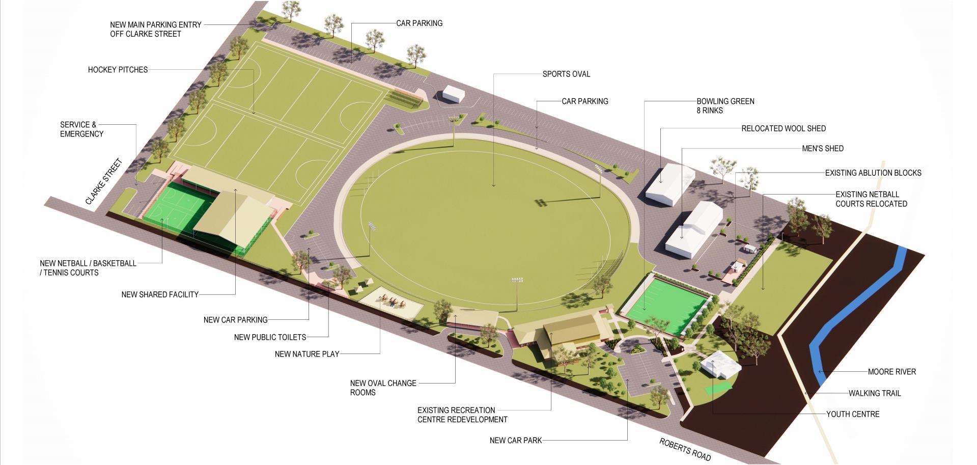 News Story: Moora Sports and Recreation Complex - Fly Around Video