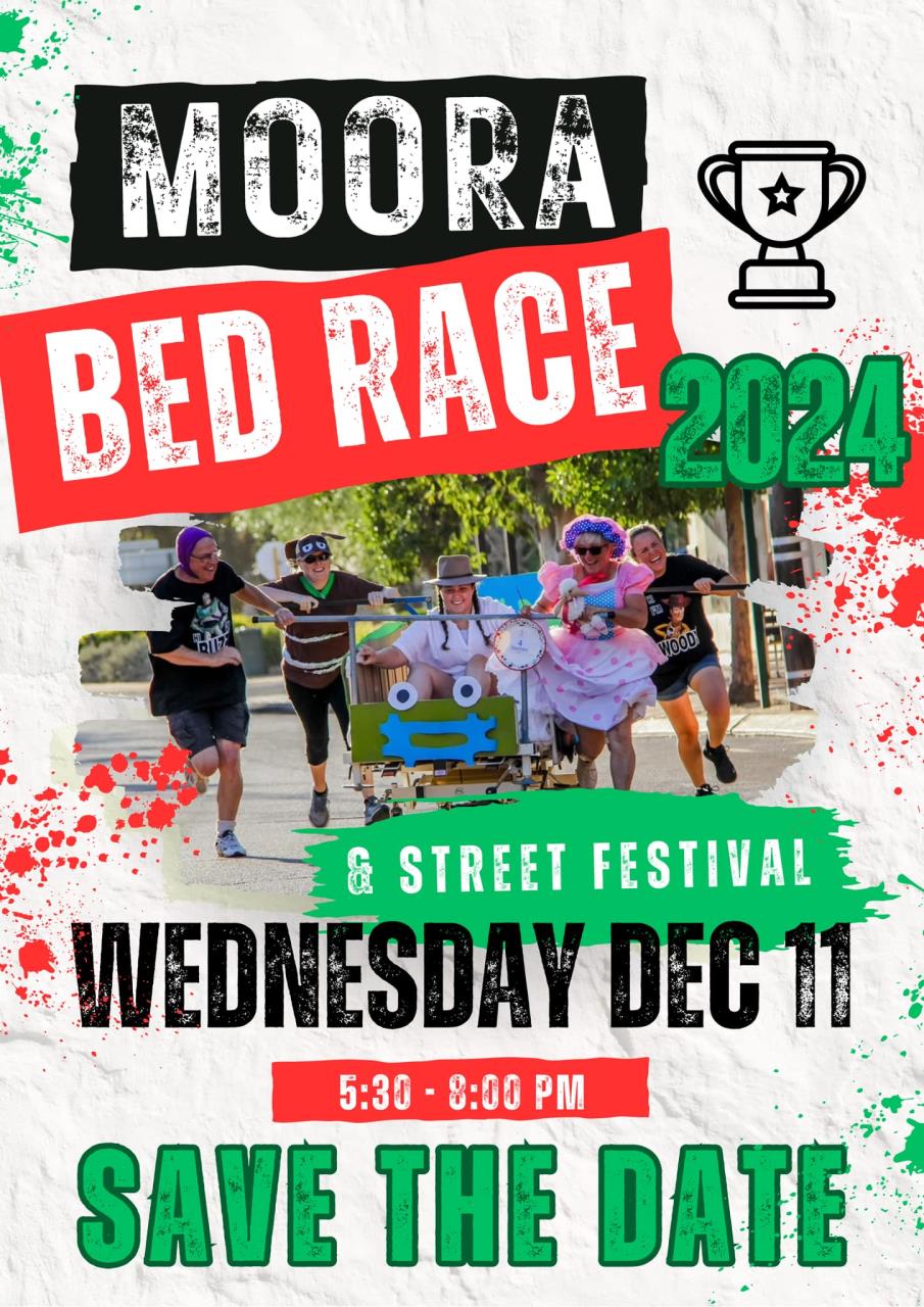 Moora Bed Race & Street Festival