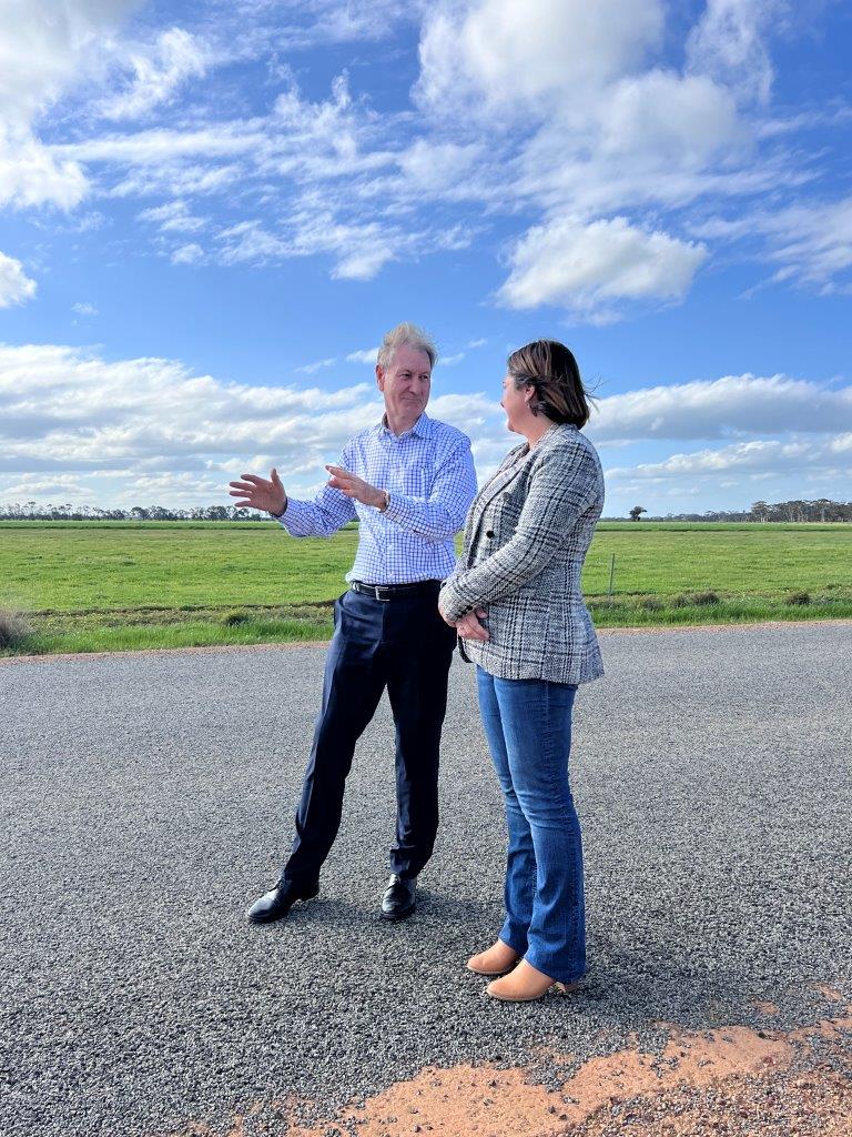 Hon Kristy McBain Visits Moora