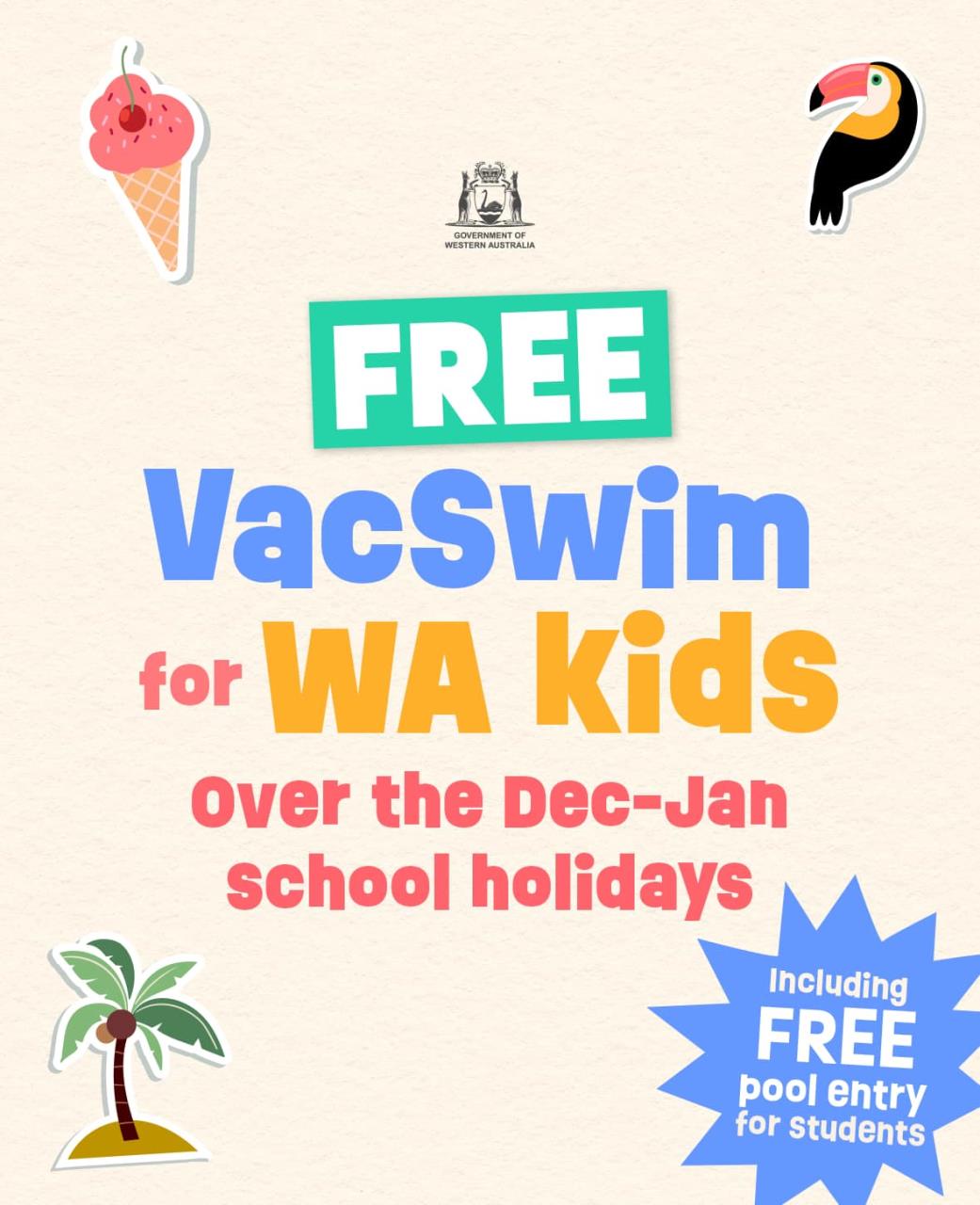 Free VacSwim Lessons this Summer